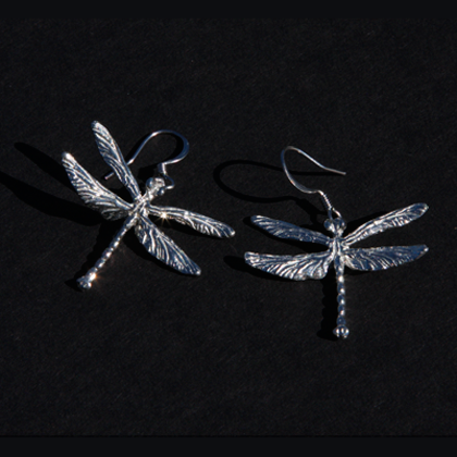 Dragonfly Earrings Med.