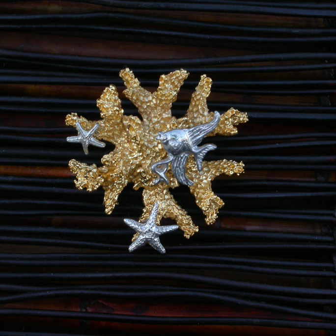 Coral Pin