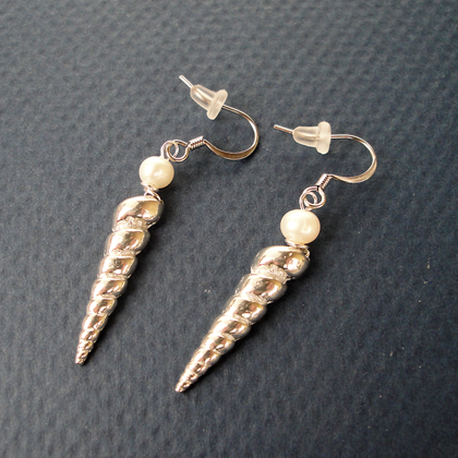 Auger Shell Earrings