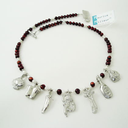Red Beans & Rice Necklace