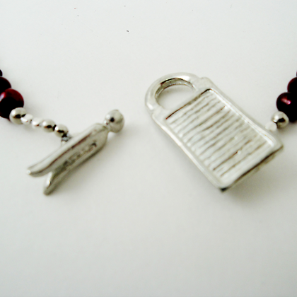 Red Beans & Rice Necklace - Image 2