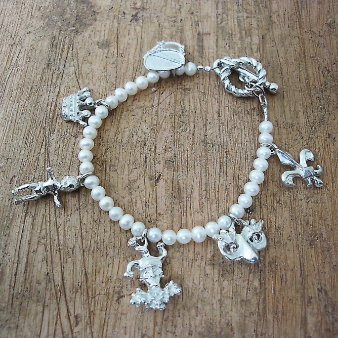 Mardi Gras Charm Bracelet