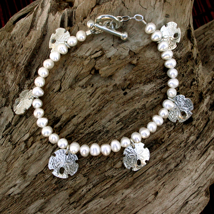 Sand Dollar Charm Bracelet
