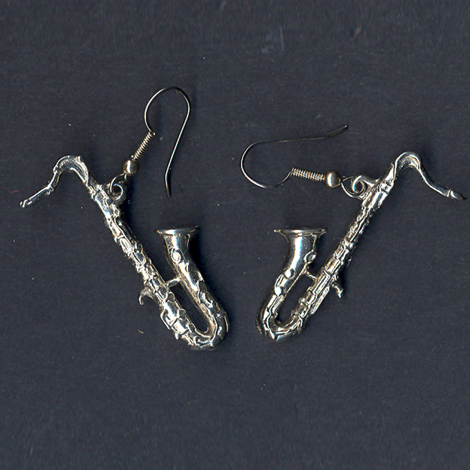 Saxaphone Earrings