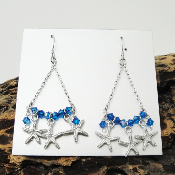 Starfish Triad Earrings
