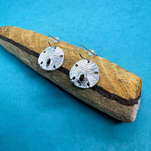 Sand Dollar Earrings Wire