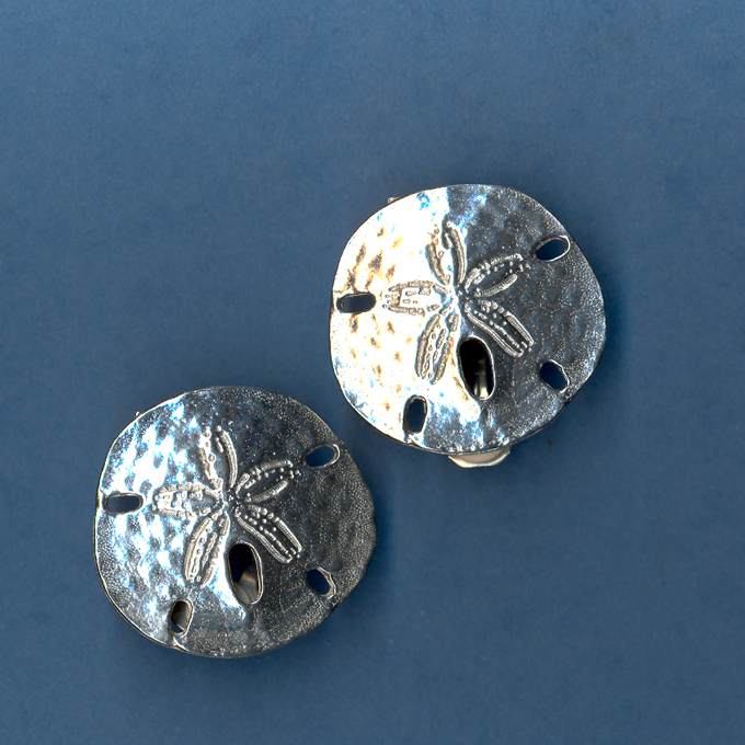Sand Dollar Earrings Large