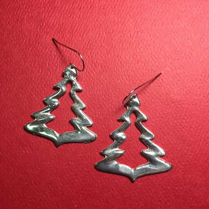 Zig Tree Earrings