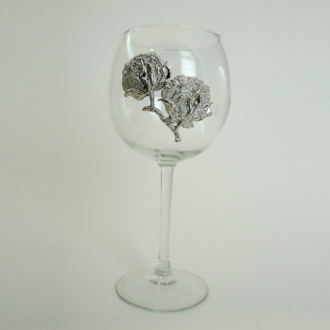 Red Wine Glass, Cotton