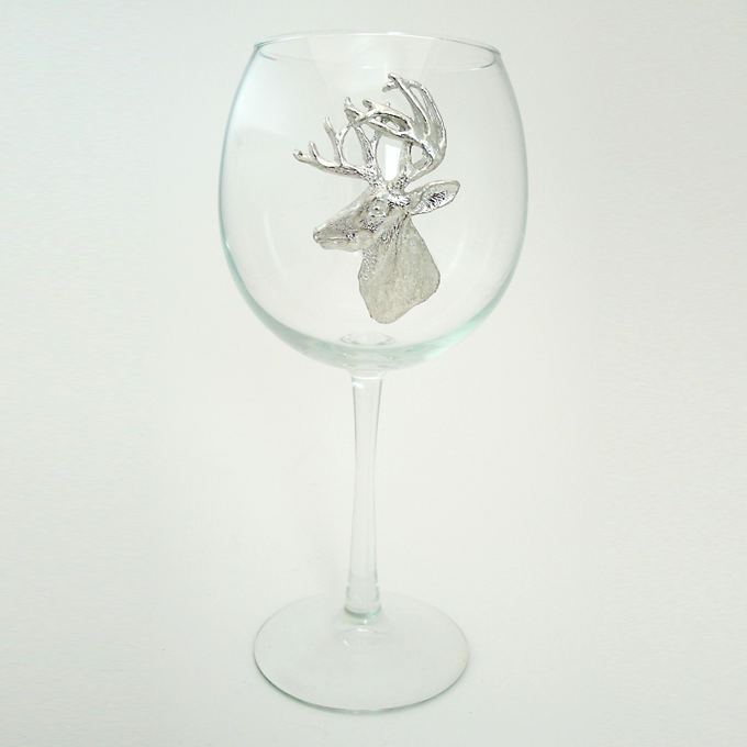 Red Wine Glass, Stag