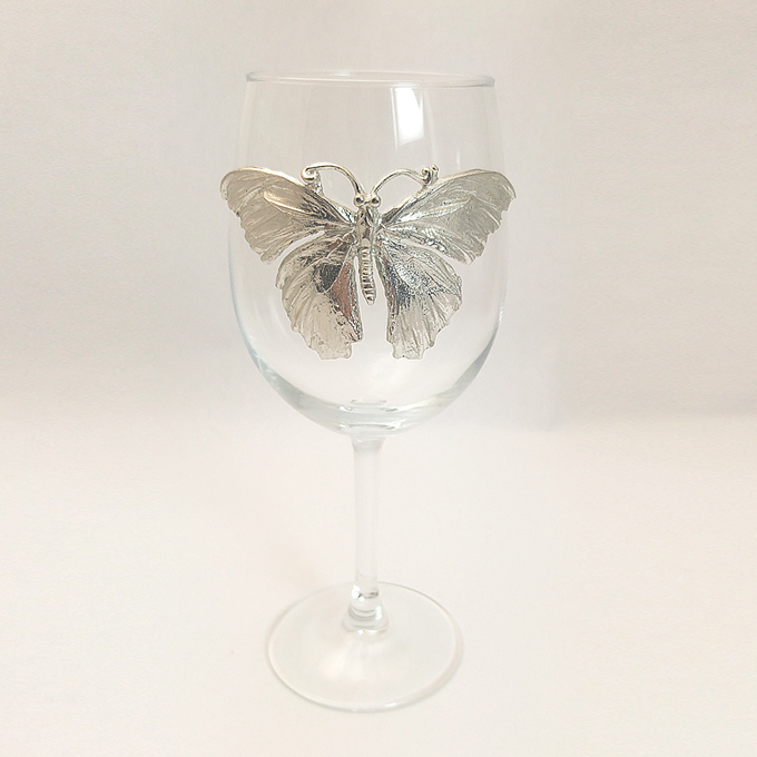 White Wine Glass, Butterfly