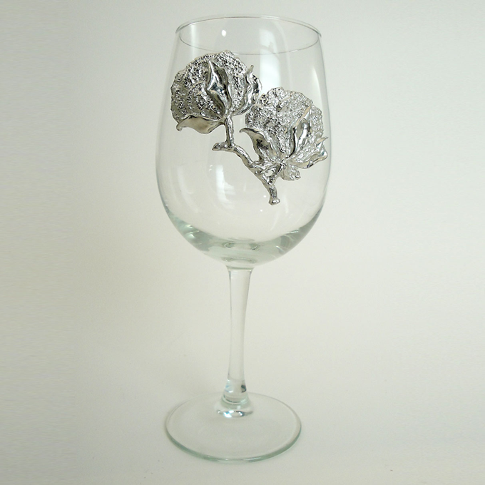 White Wine Glass, Cotton