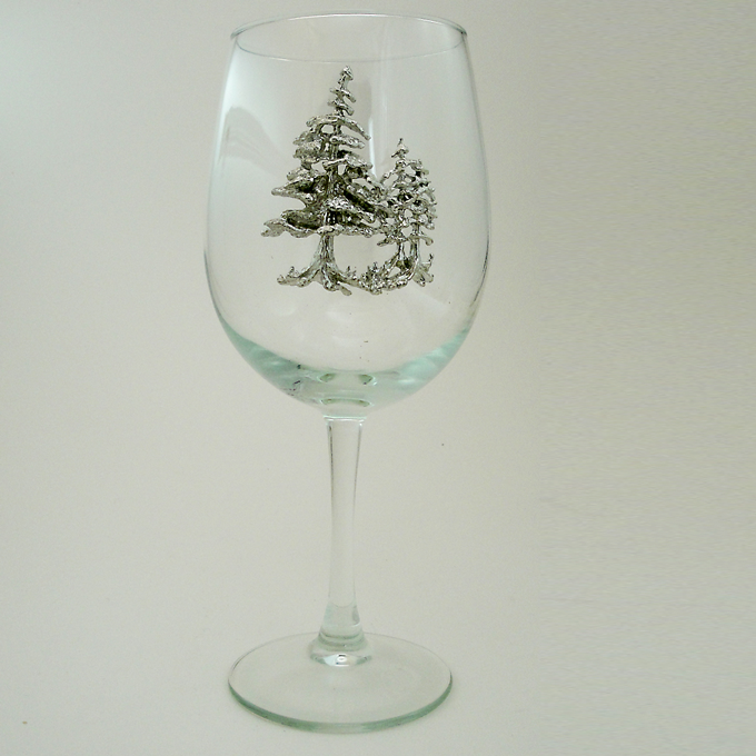 White Wine Glass, Evergreen