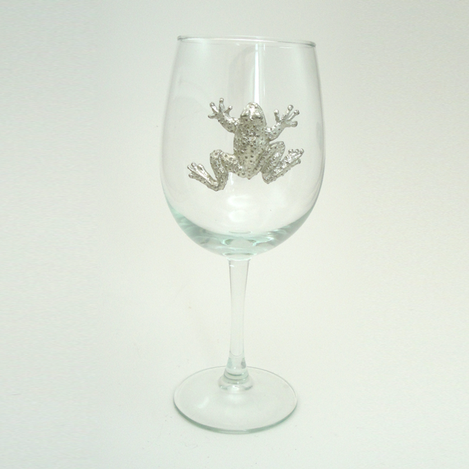 White Wine Glass, Frog