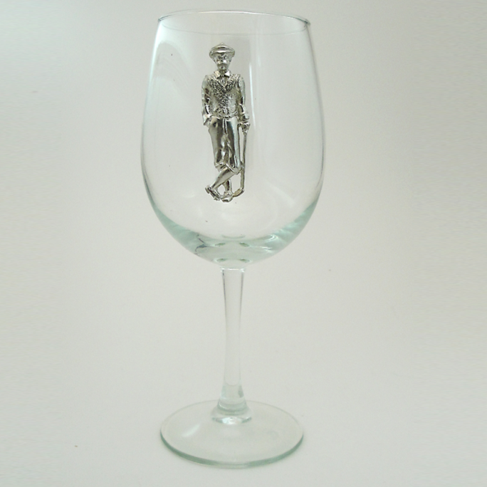 White Wine Glass, Golfer