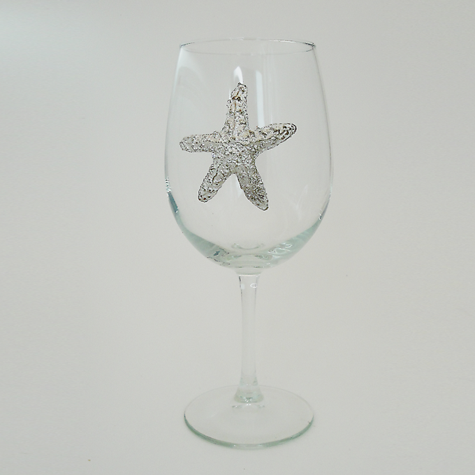 White Wine Glass, Starfish