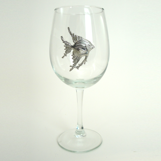 White WIne Glass, Fish