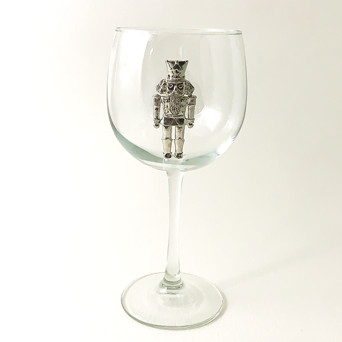 Red Wine Glass Nutcracker