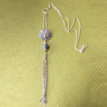 Sand Dollar Tassle Necklace