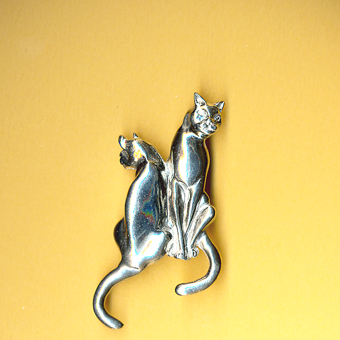 Cat Back and Front Pin