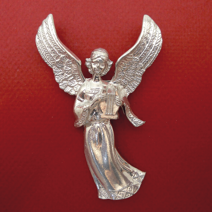 Angel with Harp Pin
