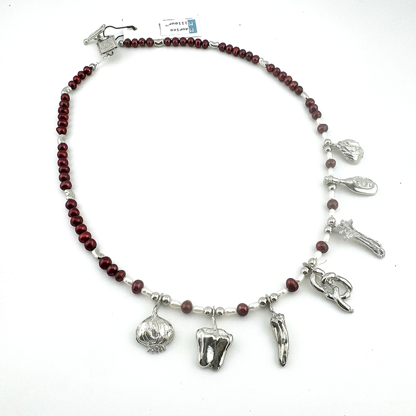 Red Beans & Rice Necklace - Image 3