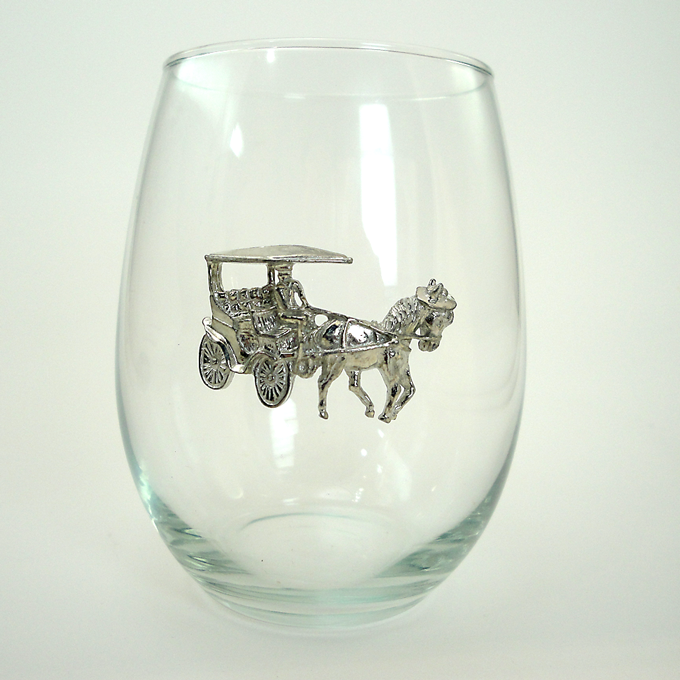 Stemless, Horse & Carriage