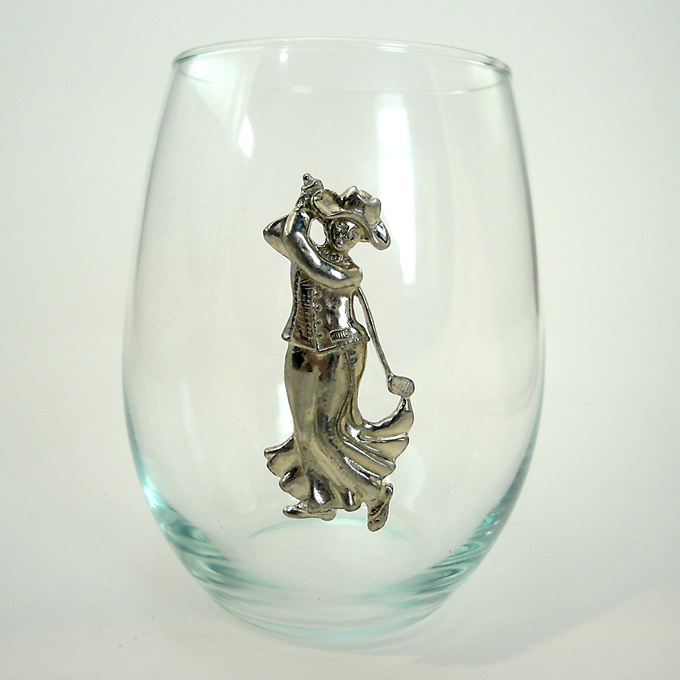 Stemless, Golfer Lady