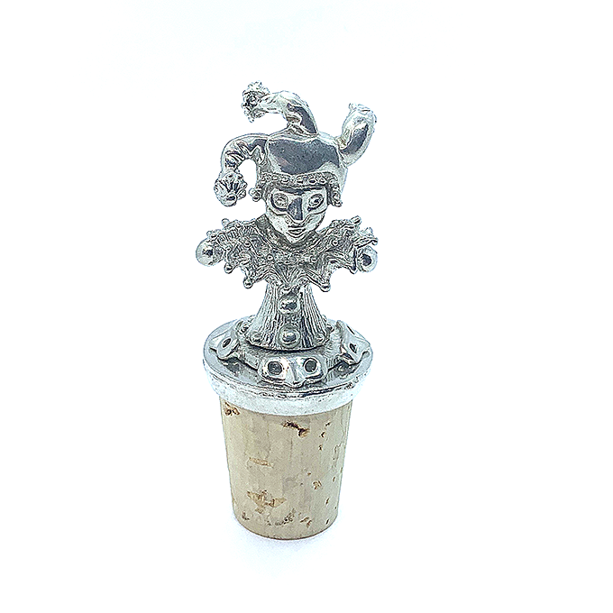 jester head wine cork